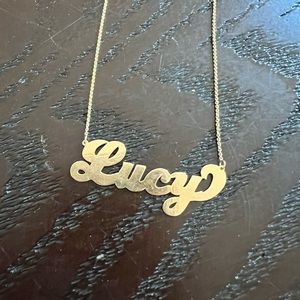 10K Yellow Gold Lucy Necklace